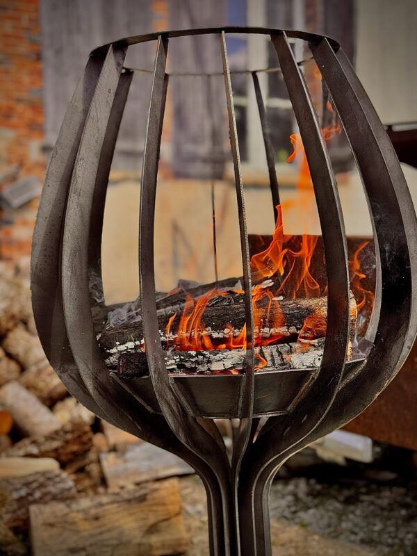 Verre de vin brasero
