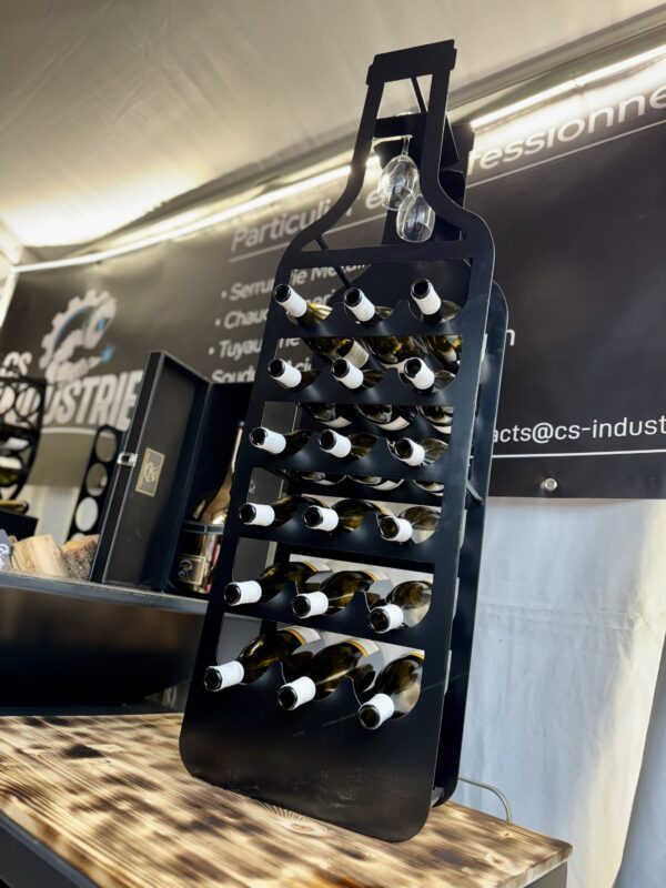 Porte bouteille, 18 bouteilles
