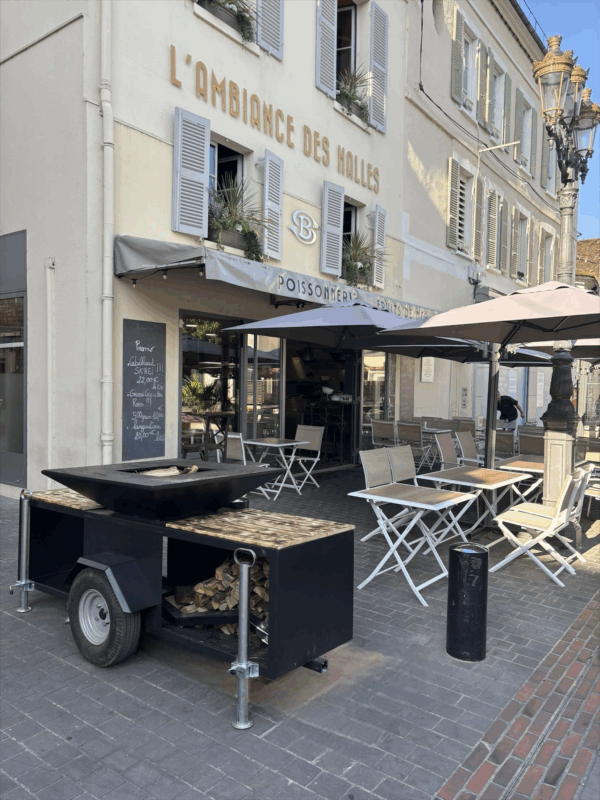 Location de remorque brasero